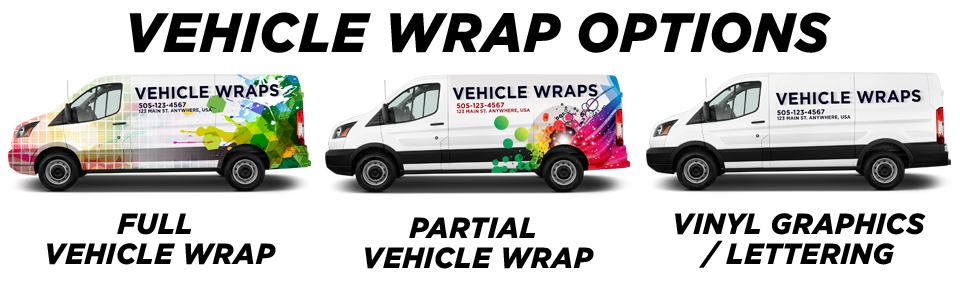 El Monte Vehicle Wraps vehicle wrap options